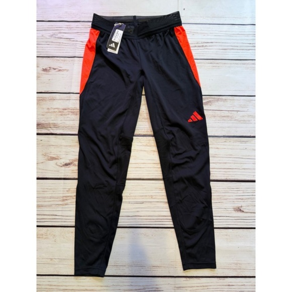 Adidas Womens Tiro 24 Pro Training Pants Black Solar Red IJ7379 Soccer Joggers S